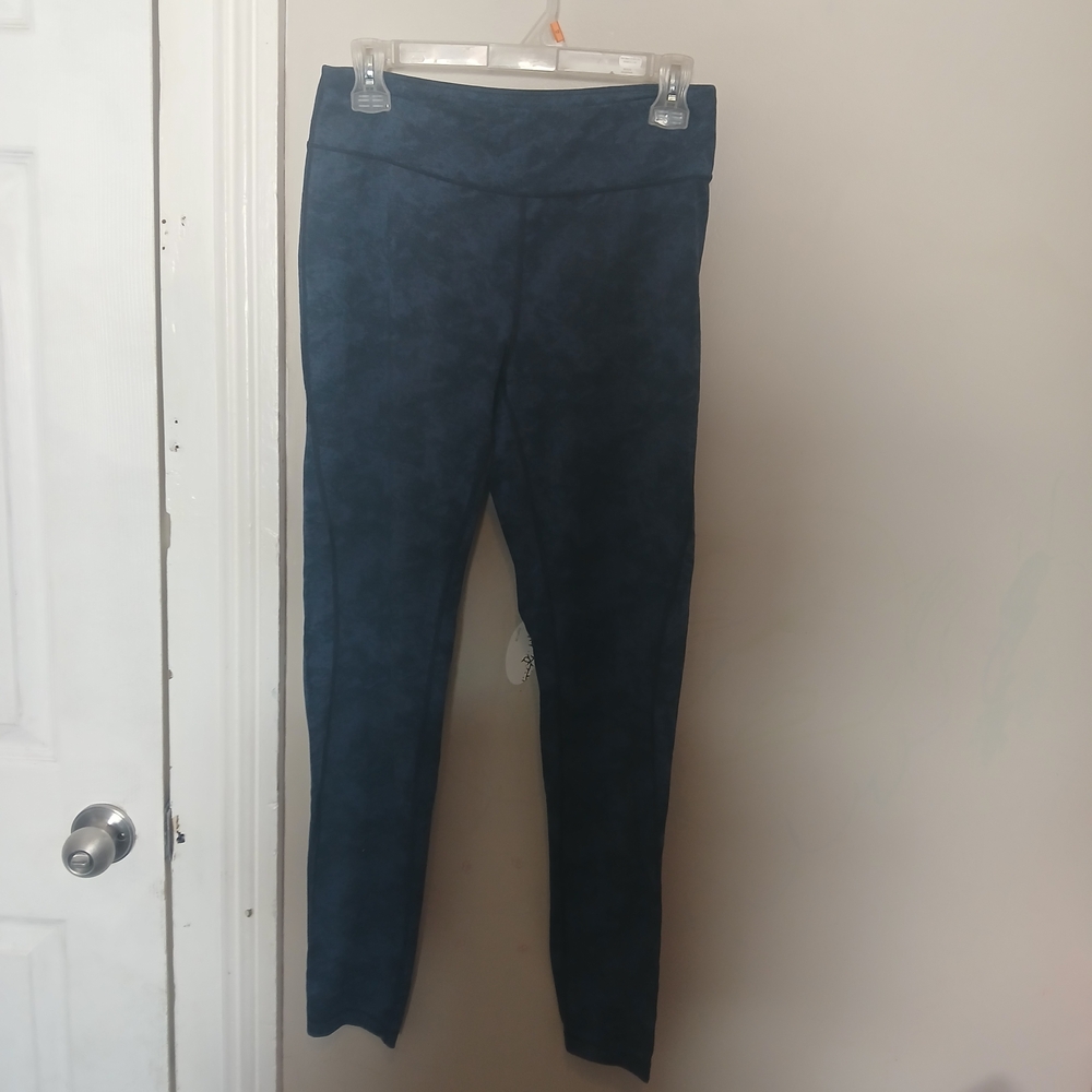 Paradox Dark Blue Dry Release Athleisure Leggings